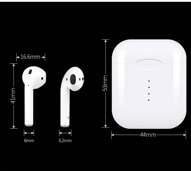 i10 TWS – Écouteurs Bluetooth 5.0 avec Recharge Sans Fil