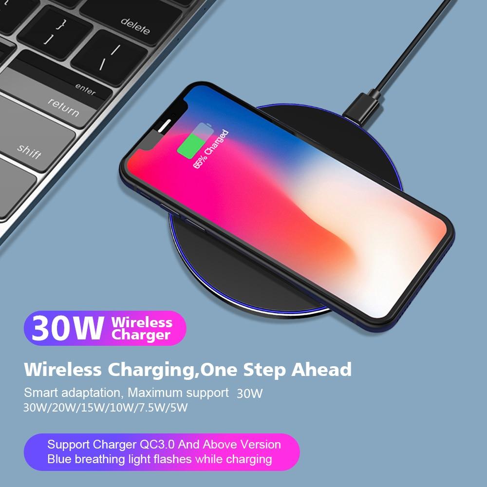 Dragon W9 – Chargeur Sans Fil 30W Ultra-Fin