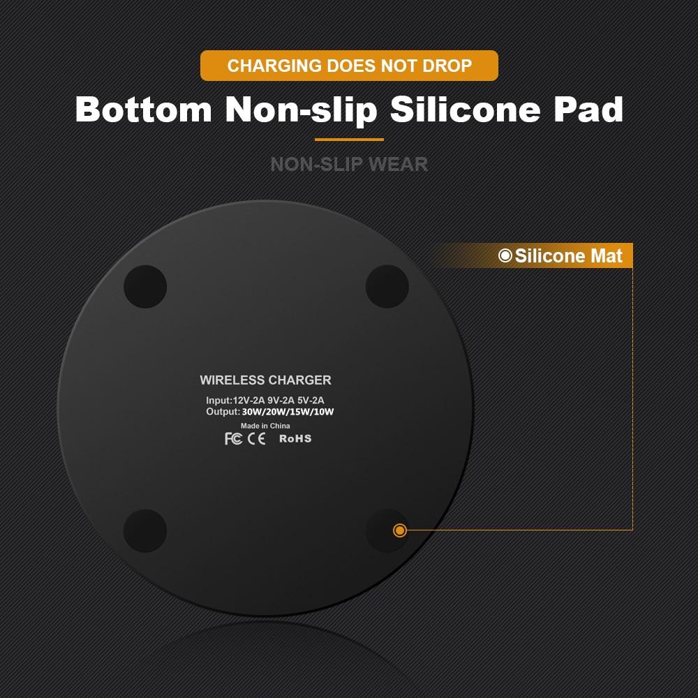Dragon W9 – Chargeur Sans Fil 30W Ultra-Fin