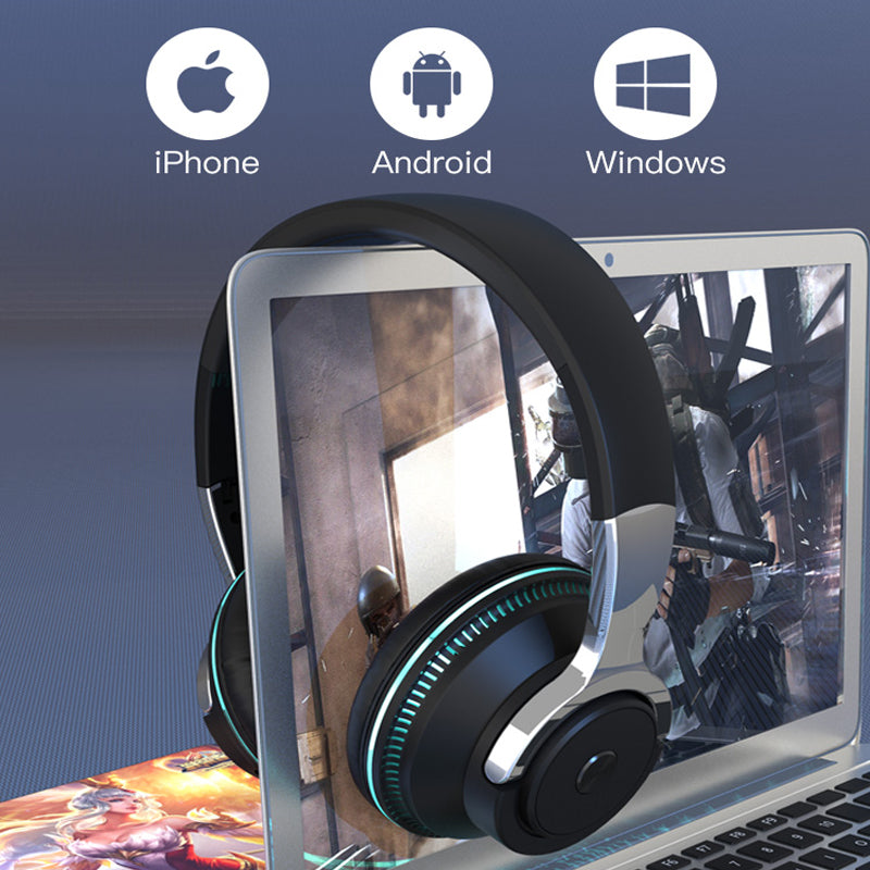 Ninja Dragon TX-Alpha – Casque Gaming Bluetooth 5.1 RGB Sans Fil