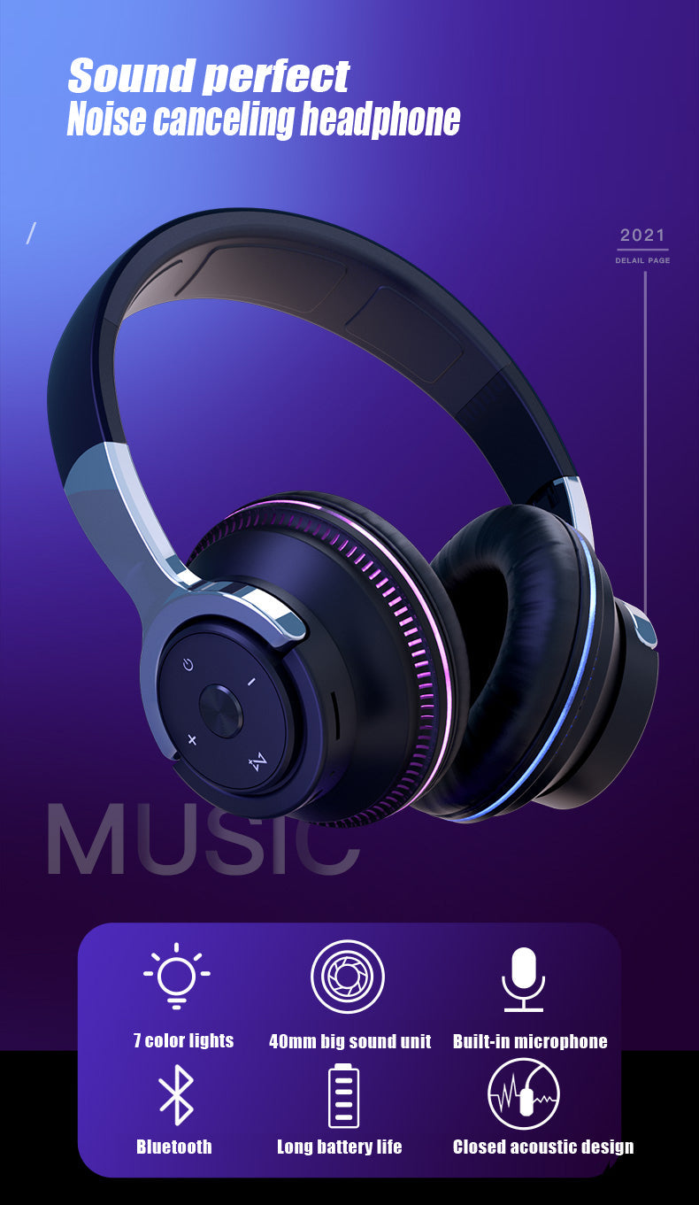 Ninja Dragon TX-Alpha – Casque Gaming Bluetooth 5.1 RGB Sans Fil